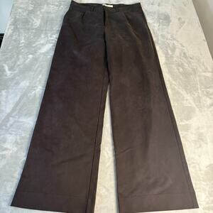 Kancan Estilo Wide Leg Pant Women's Size 9/28 Black Work High Rise